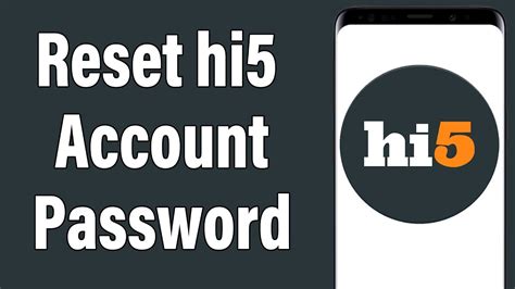 hi5 old account|hi5 password recover.